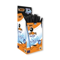Bic Cristal Soft Ballpoint Pen Medium Black Ink Box of 50