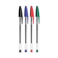 Bic Crystal Medium Assorted Pack of 10 Ballpoint Pens