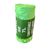 Compostable 7L Bin Liners Roll of 52