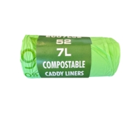 Compostable 7L Bin Liners Roll of 52