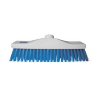 Stiff Bristle 12  Hygiene Broom Head Blue