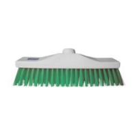 Stiff Bristle 12  Hygiene Broom Head Green