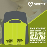 Vivest Power Beat Semi Automaitic AED Defibillator
