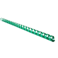 12mm Plastic Binding Combs Green Pack of 100