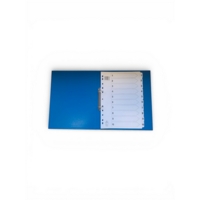 A4 White 1-10 Index Multi-Punched A4 Dividers