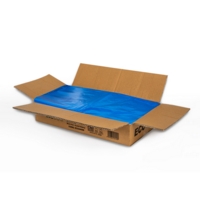 Medium Duty Blue Bin Bags 18 micron Box of 200
