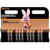 Duracell Plus AAA Batteries Pack of 10