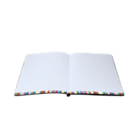 Collins A5 Edge Ruled Notebook Black