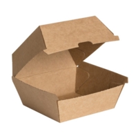 Kraft Food Burger Box 105mm x 105mm x 70mm Pack of 50