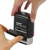 Trodat Replacement Ink Pad for Stamp 4760/4750/4755 Black Pk2