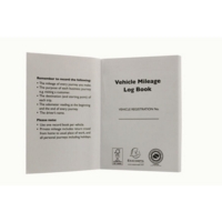 Guildhall Vehicle Mileage Log Black Book T43