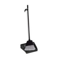 Heavy Duty Lobby Foldable Dustpan and Brush Set