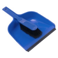 Dustpan and Brush Set Soft Blue