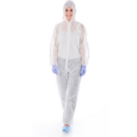 Disposable PP Coverall White 2XL Box of 50