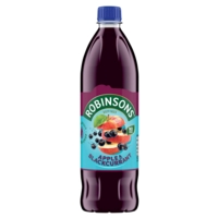 Robinson Apple & Blackcurrant Squash Juice 1L Bottle