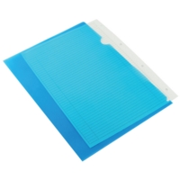 A4 Open Top and Side Folders Blue Pack of 100