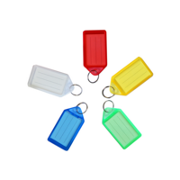 Large Sliding Key Tags Assorted Colours Pack of 50