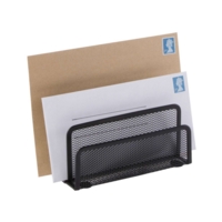 Wiremesh Desk Letter Organiser Sorter Black