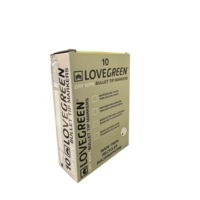LoveGreen LGK40-04 Recycled Dry Wipe Pens Green Box of 10