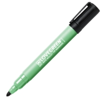 LoveGreen LGK40-1 Recycled Dry Wipe Pens Black Box of 10