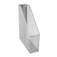 Wiremesh Magazine Rack Holder Silver