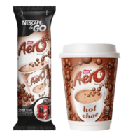 Nescafe And Go Aero Hot Chocolate Drinks Pack of 8
