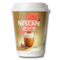 Nescafe and Go Cappuccino Unsweetened Coffee Pack of 8