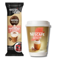 Nescafe and Go Cappuccino Unsweetened Coffee Pack of 8