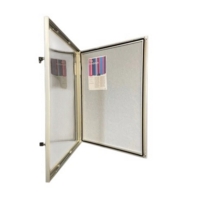 A4 External Display Case Silver Anodized Case Grey Felt