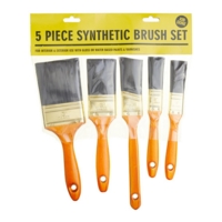 All Purpose 5pc Synthetic Paint Brush Set