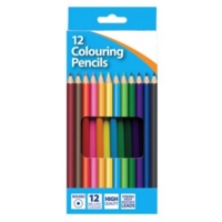 KW Assorted Colouring Pencils Pack of 12