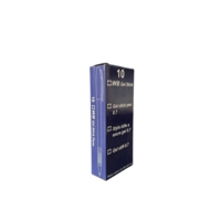 KW Gel Stick 0.7mm Ballpoint Pens Black Box of 10