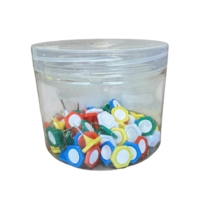 Indicator Pins Assorted Colours Tub of 70