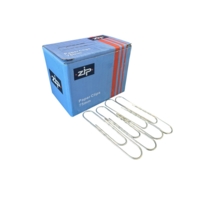 Jumbo 75mm Metal Paperclips Box of 100