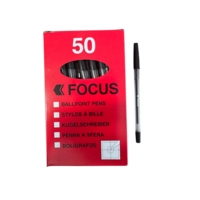 KW Medium Ball Pens Black Box of 50