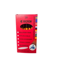 KW Ballpoint Fine Black Pens Box of 20
