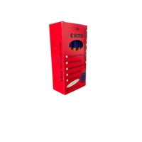 KW Fine 0.7mm Line Ballpen Blue Box of 20