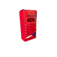 KW Ballpoint Fine Red Pens Box of 20