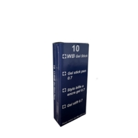 KW Gel Stick 0.7mm Ballpoint Pens Blue Box of 10