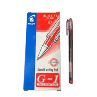 Pilot G1-07 Grip Medium Gel Ink Rollerball Pens Red Pk12