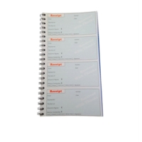 Spiral Bound Duplicate Receipt Book