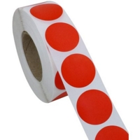 Blick Dispenser Label 19mm Red Pack of 1280