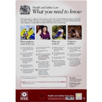 A2 Health & Safety Law PVC Poster