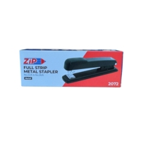 Zip Full Strip Value Metal Black Stapler