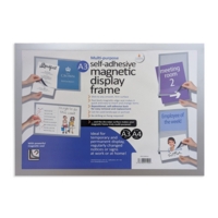 Self-Adhesive Display Frame Silver Size A3