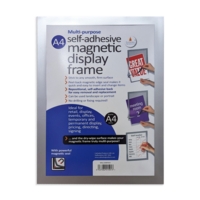 Self-Adhesive Display Frame Silver Size A4
