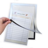 Self-Adhesive Display Frame Silver Size A4