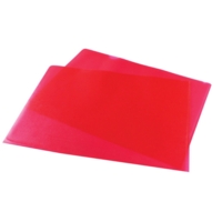A4 Open Top and Side Folders Red Pack of 100