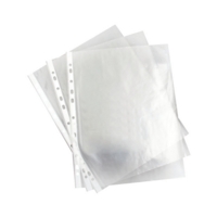 A4 Value Punched Pockets Clear Box of 100