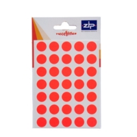 Circle Red 13mm Labels Pack of 140